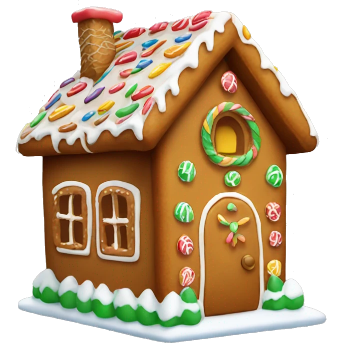Ginger bread house  emoji