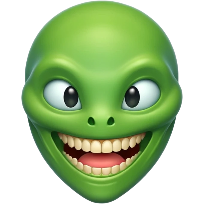 Alien smile ! emoji