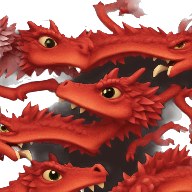 Drache mit roten Flügeln  emoji