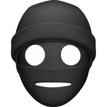 roadman in ski mask emoji