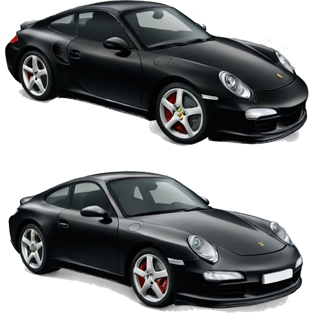 Black porshe  emoji