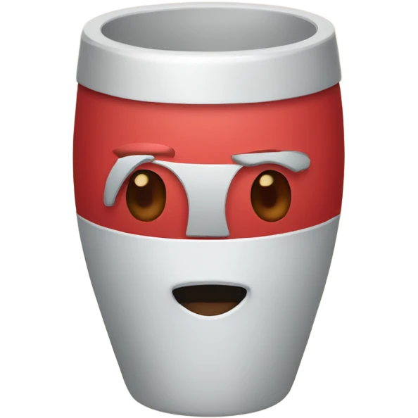 Vaso rojo emoji