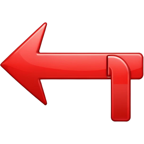 red reverse arrow emoji