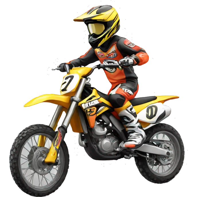 Motocross emoji