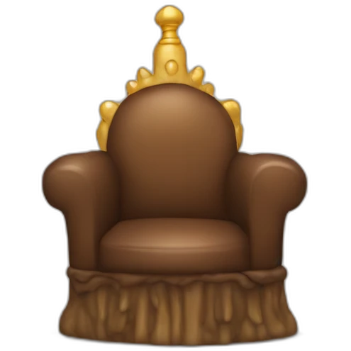 Poop throne emoji