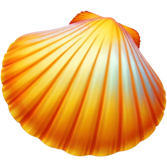 Hawaiian sunrise shell emoji