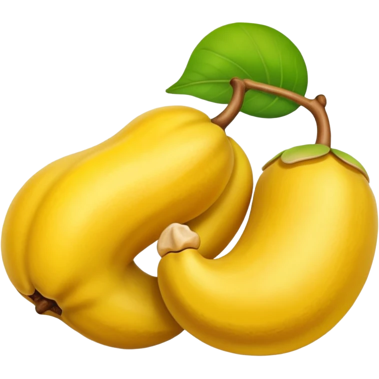 Quero emoji de um caju, fruta brasileira emoji