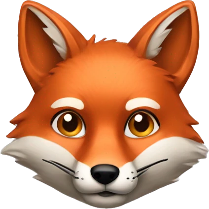 Fox with false nails emoji