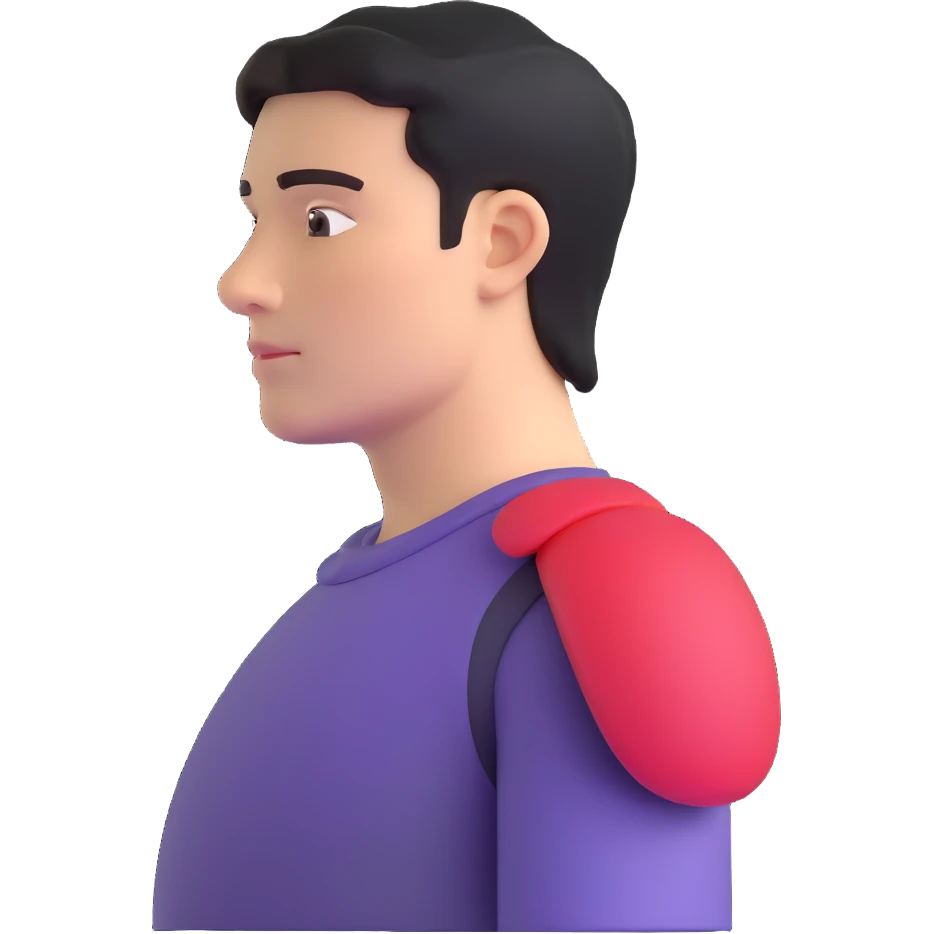 shoulder shot portrait of a person emoji