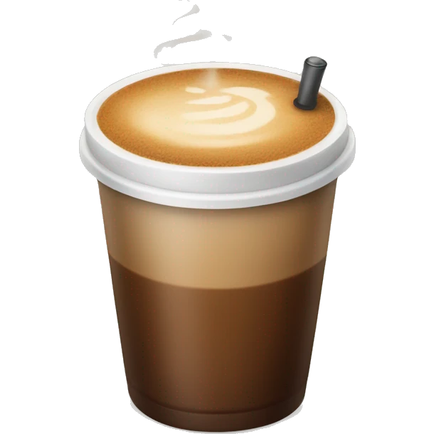 blended coffee emoji