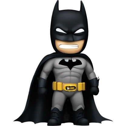 Batman hiding in the shadows emoji