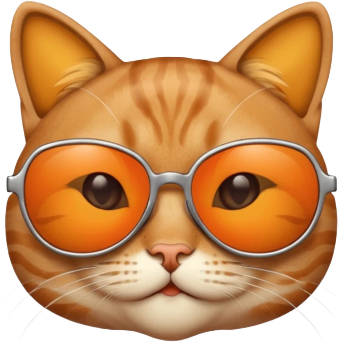 Cat wearing sunglasses emoji