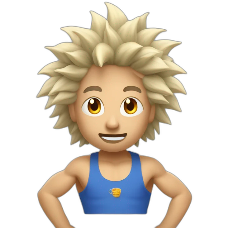  hérisson très musclé  emoji