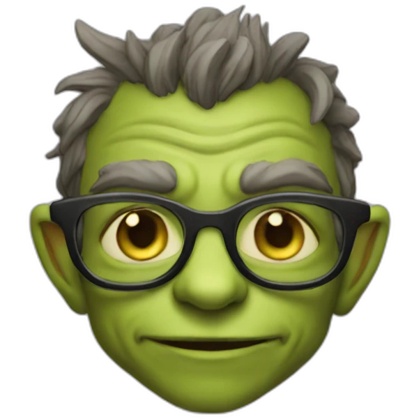 Goblin-glasses-gigachad emoji