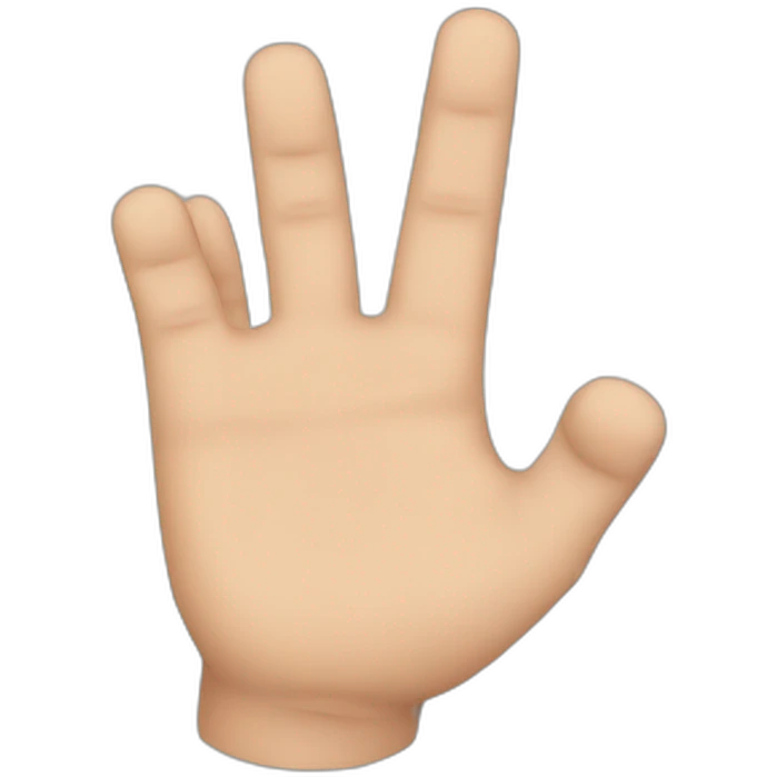 down finger emoji