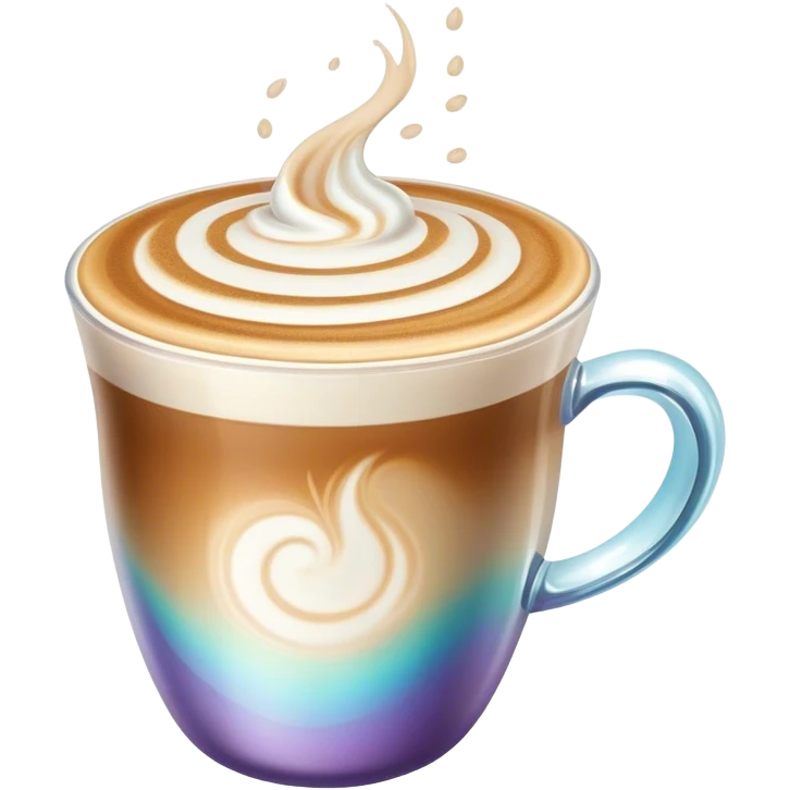 Magical latte emoji