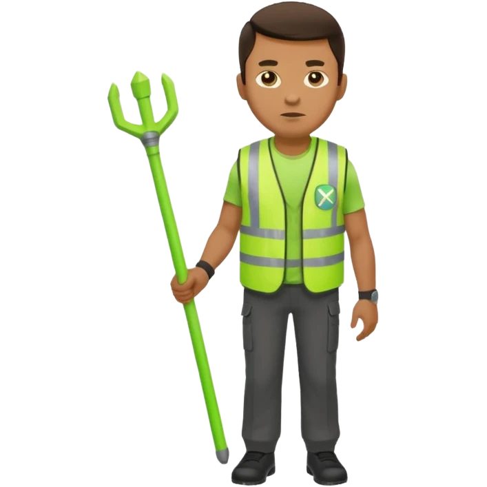 now a want a marshal sticks guy (airport) emoji