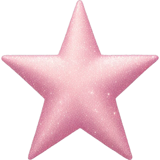 pale pink star sparkle emoji