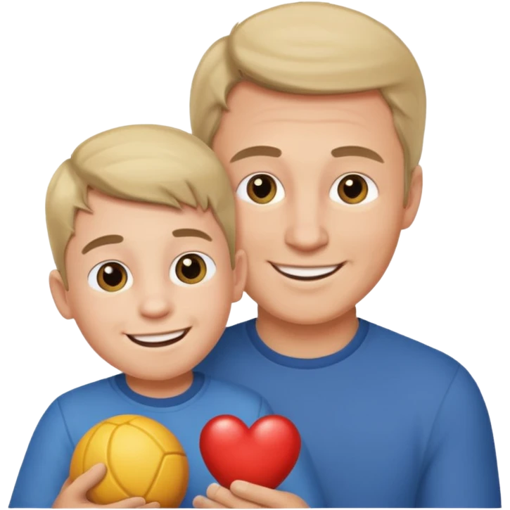FATHER WITH BOY PLAYING emoji