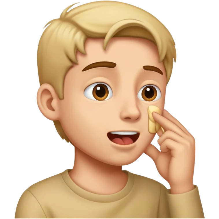Felix getting his ear bitten emoji