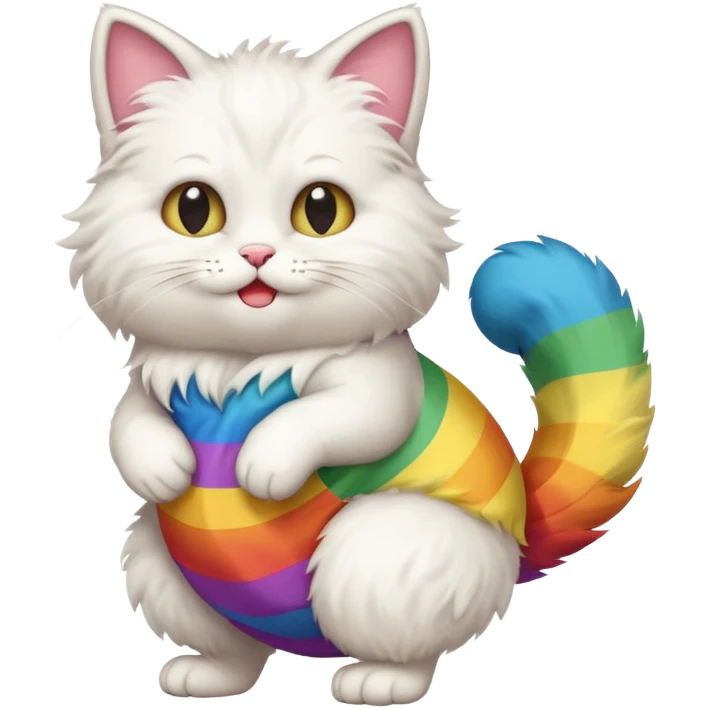 A gay cat twerking  emoji