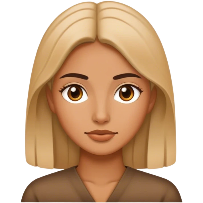 Mujer tranquila emoji
