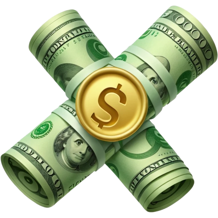 money in tube emoji