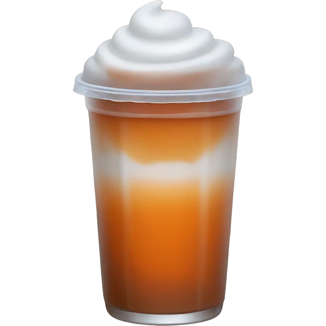 Thai tea emoji