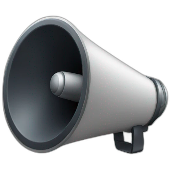 Loud speaker emoji