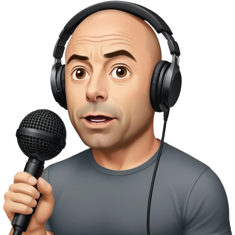 generate realistic detailed joe rogan podcast emoji