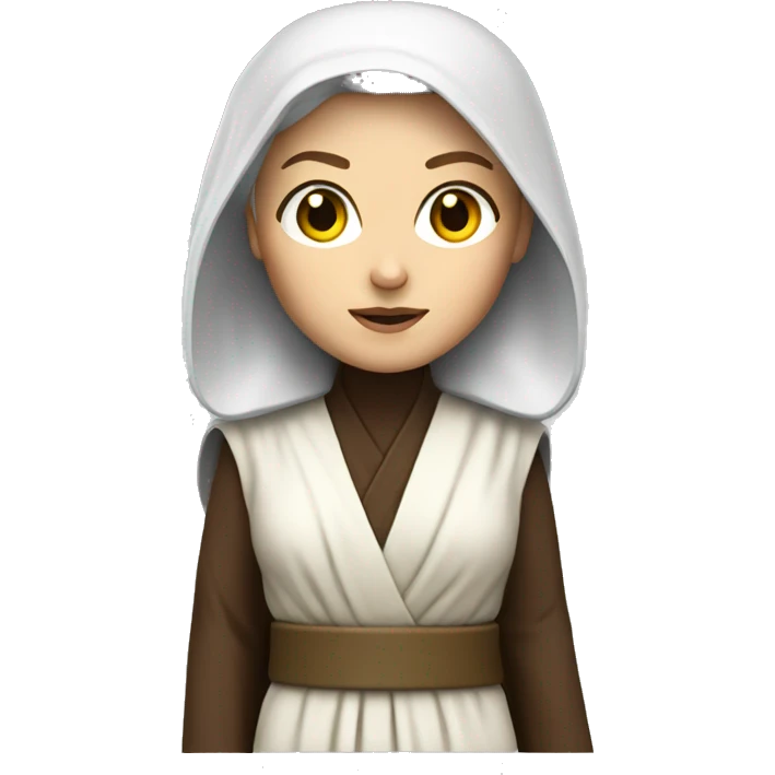 jedi master female white emoji
