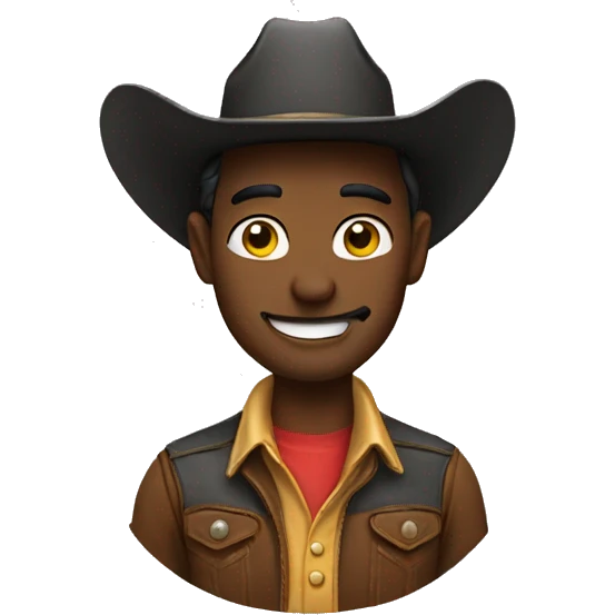 flirty cowboy emoji