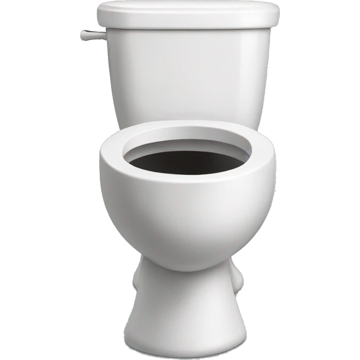 Skibidi toilet with man head sticking out of bowl emoji