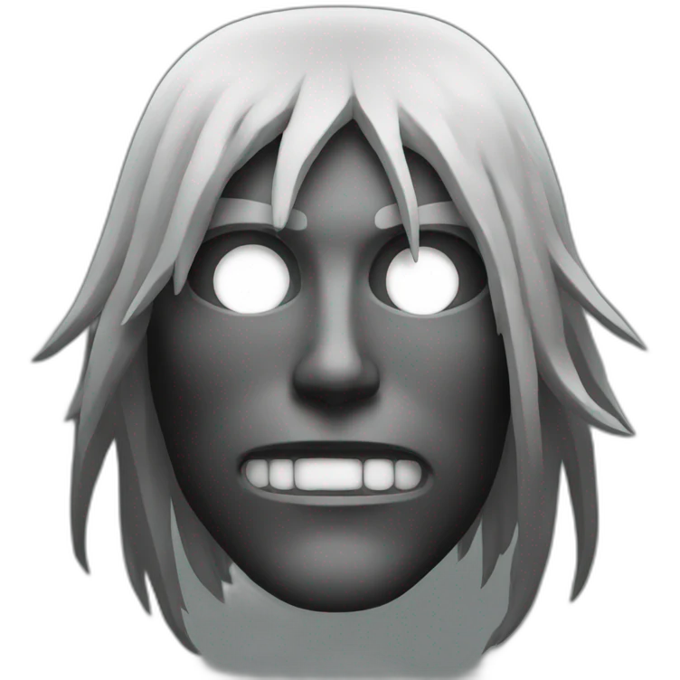 Black metal logo emoji