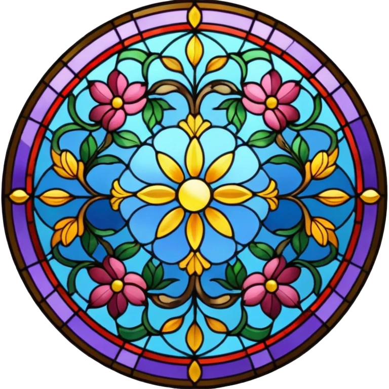 Stained glass window emoji