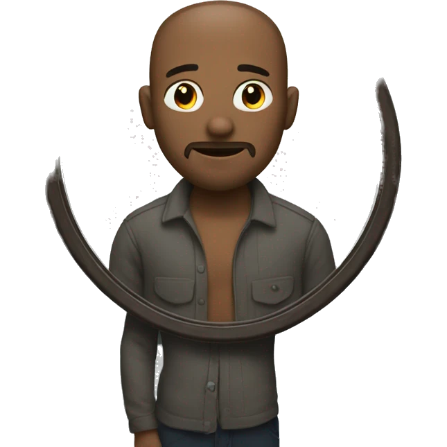 man standing in front of mirror emoji
