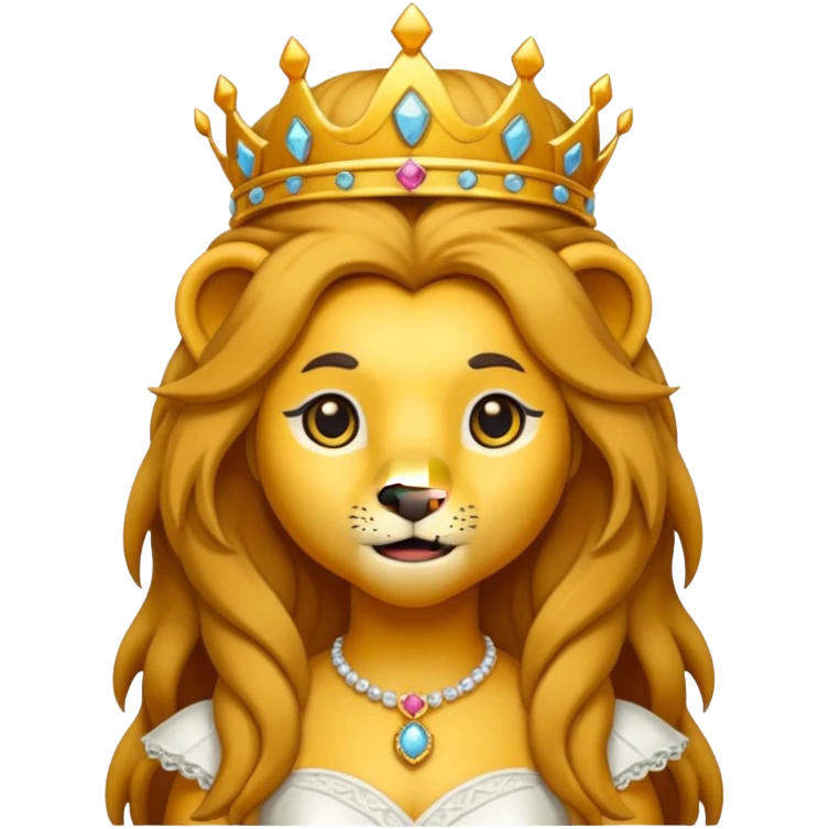 lion bride emoji