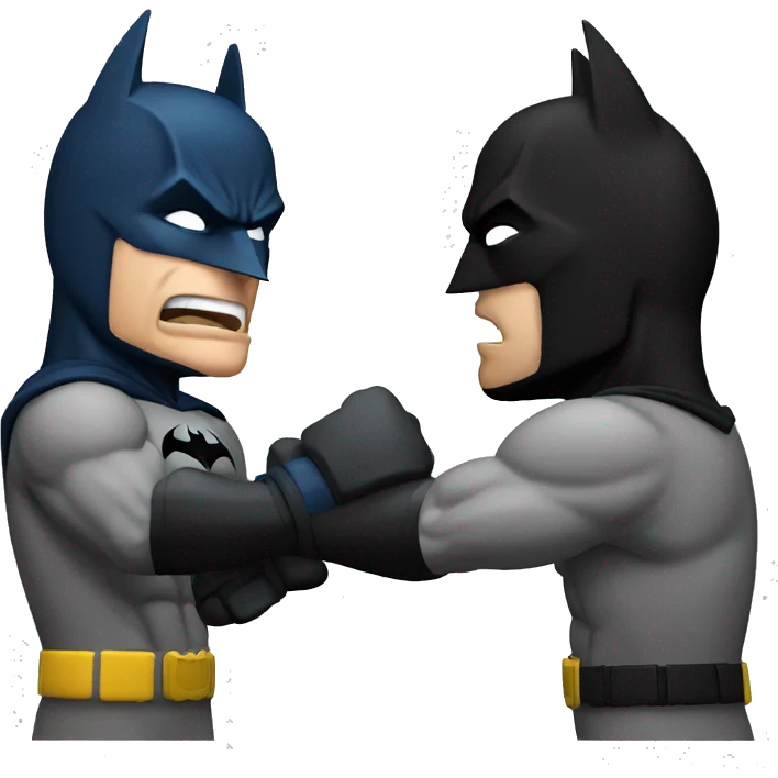 batman punching emoji