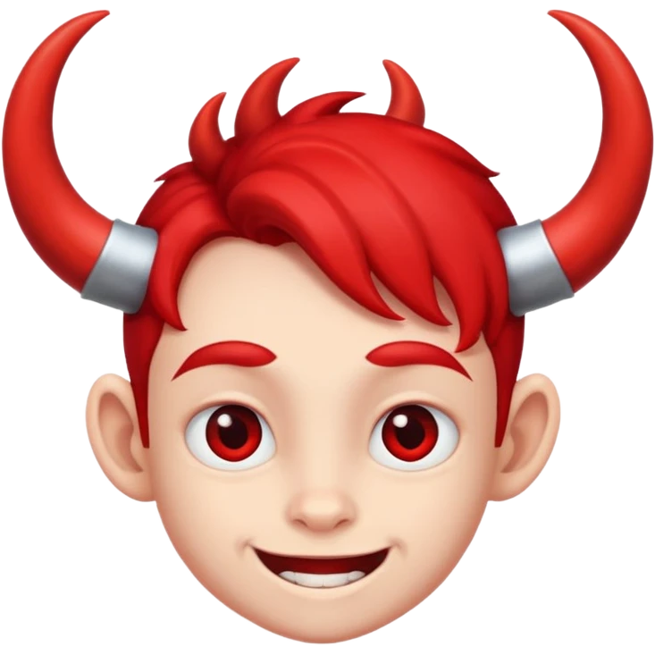 kid with red horns emoji