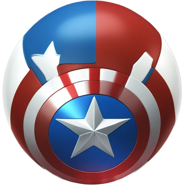 Captain America bouclier  emoji