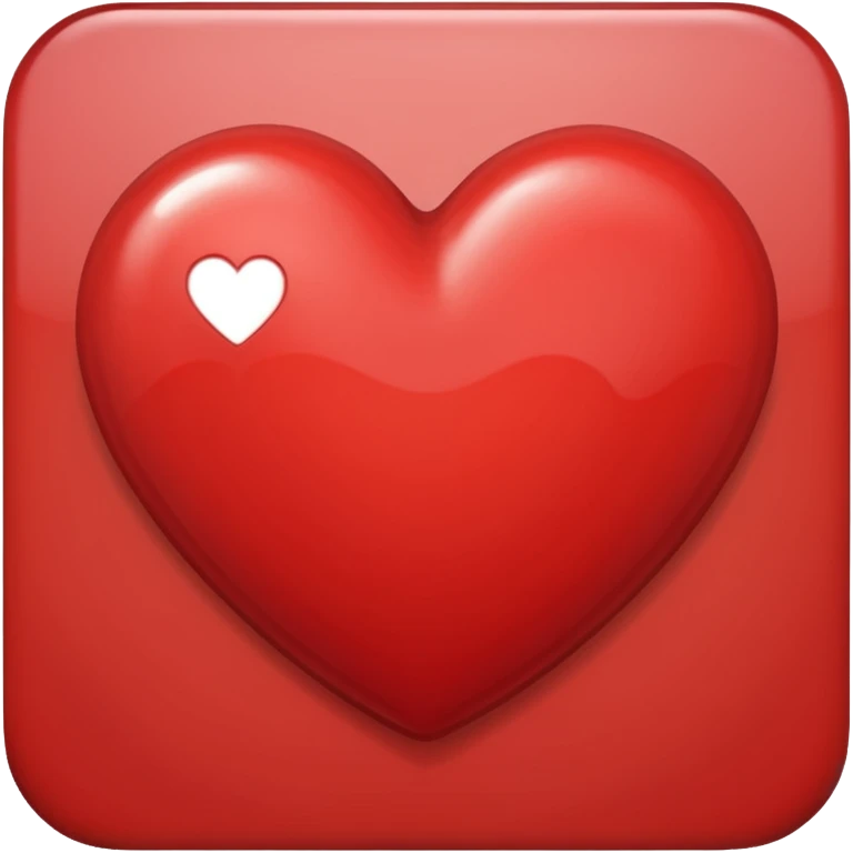 Retro heart emoji