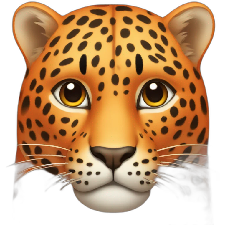 orange leopard emoji