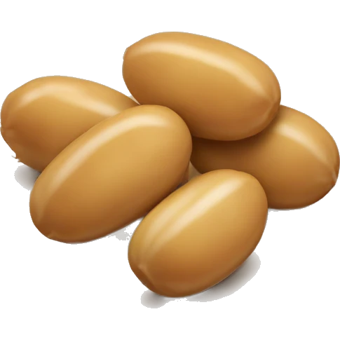 three garbanzo beans emoji