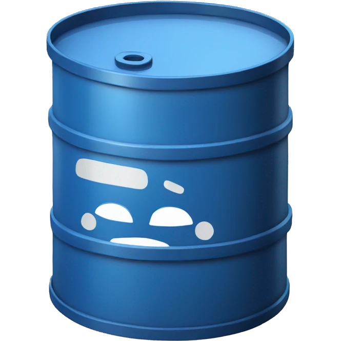 blue oil drum emoji