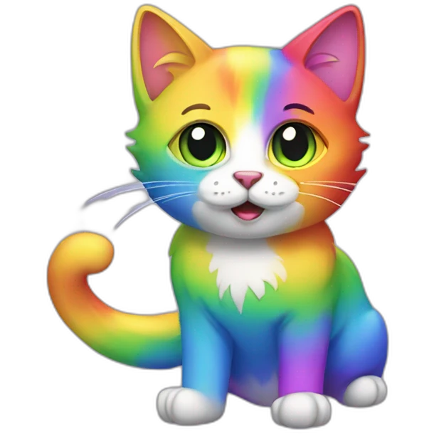 gaming-rainbow-cat emoji