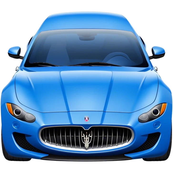 Blue Maserati  emoji