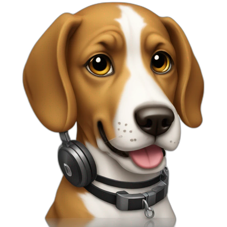 Dj dog emoji