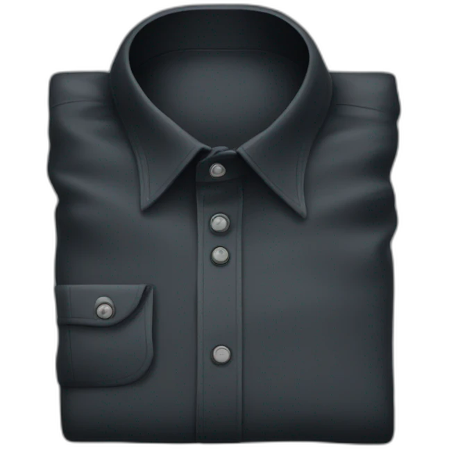 chemise noir emoji