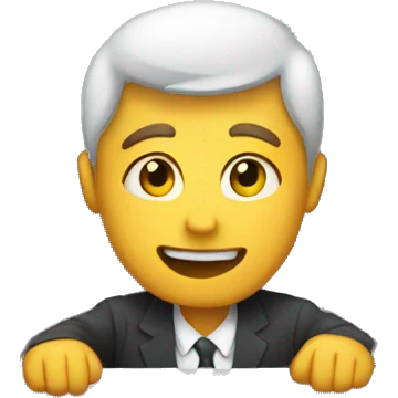 Working in a cubicle emoji