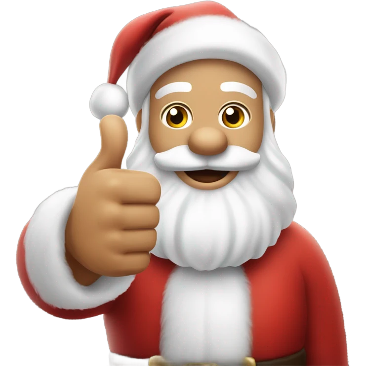 Thumbs up Santa Claus ￼ emoji